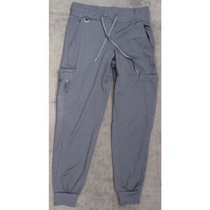 Women XS Gray/Pewter Joggers Drawstring Cargo Ava Therese Stretch Scrub Pants